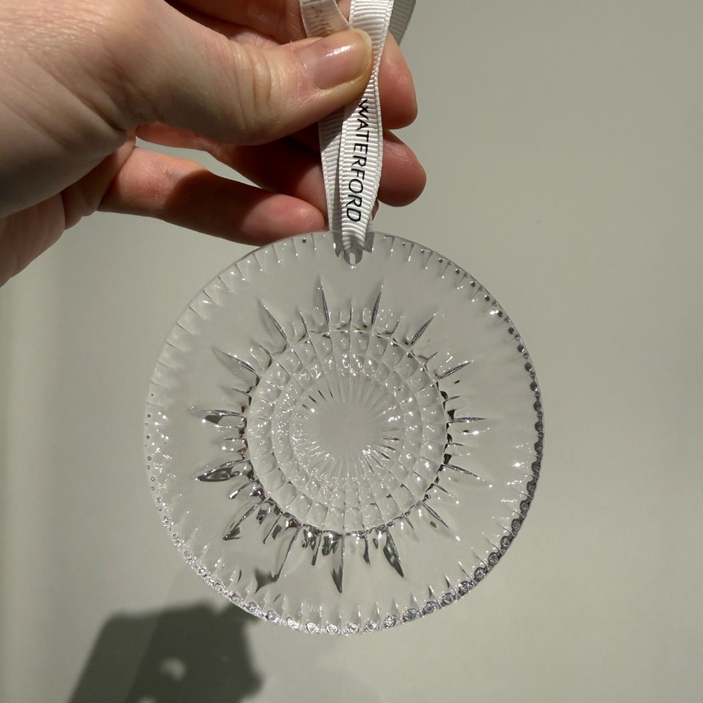 Brand New Waterford Crystal Snowflake Ornament